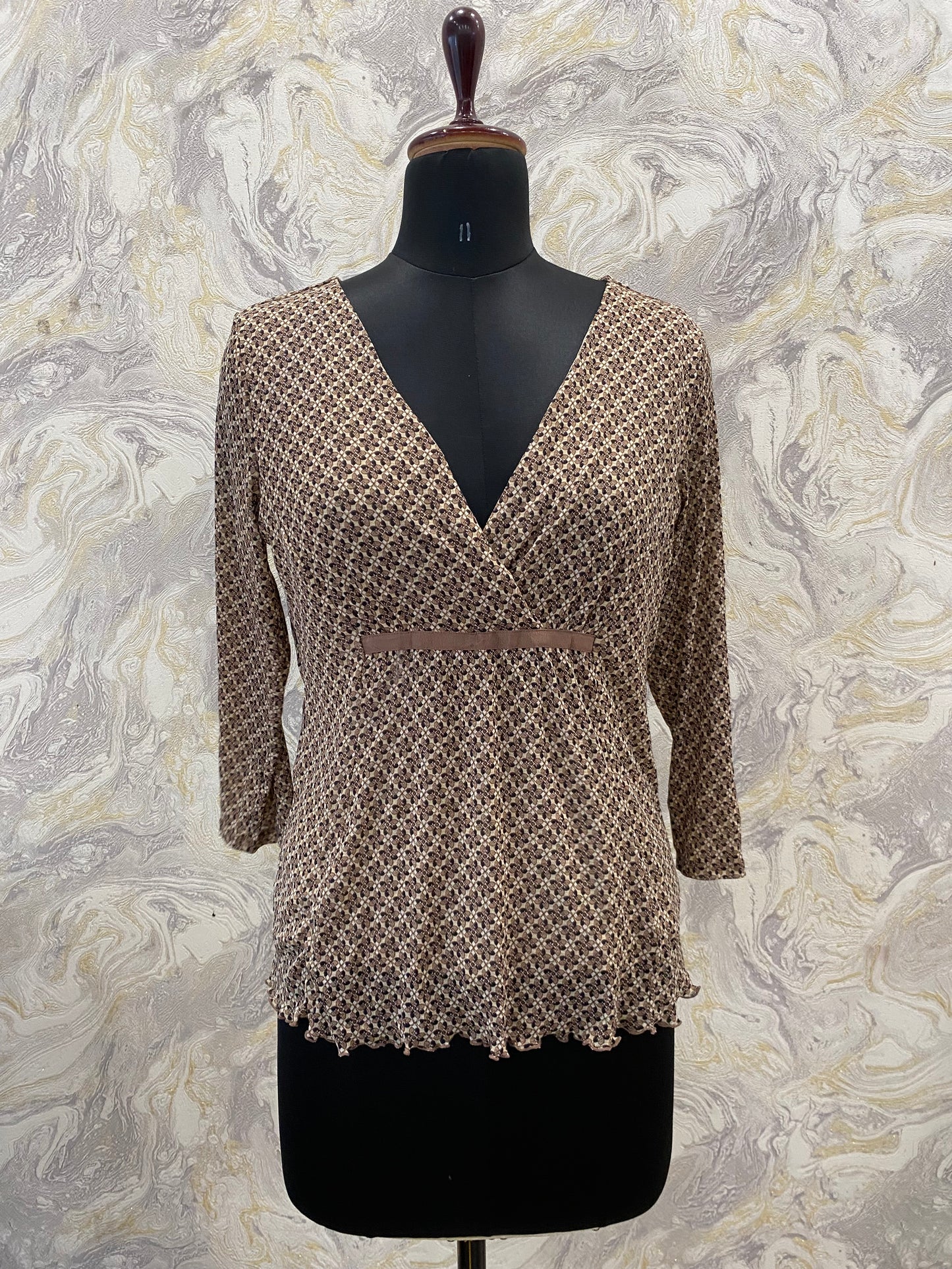 Brown vintage top