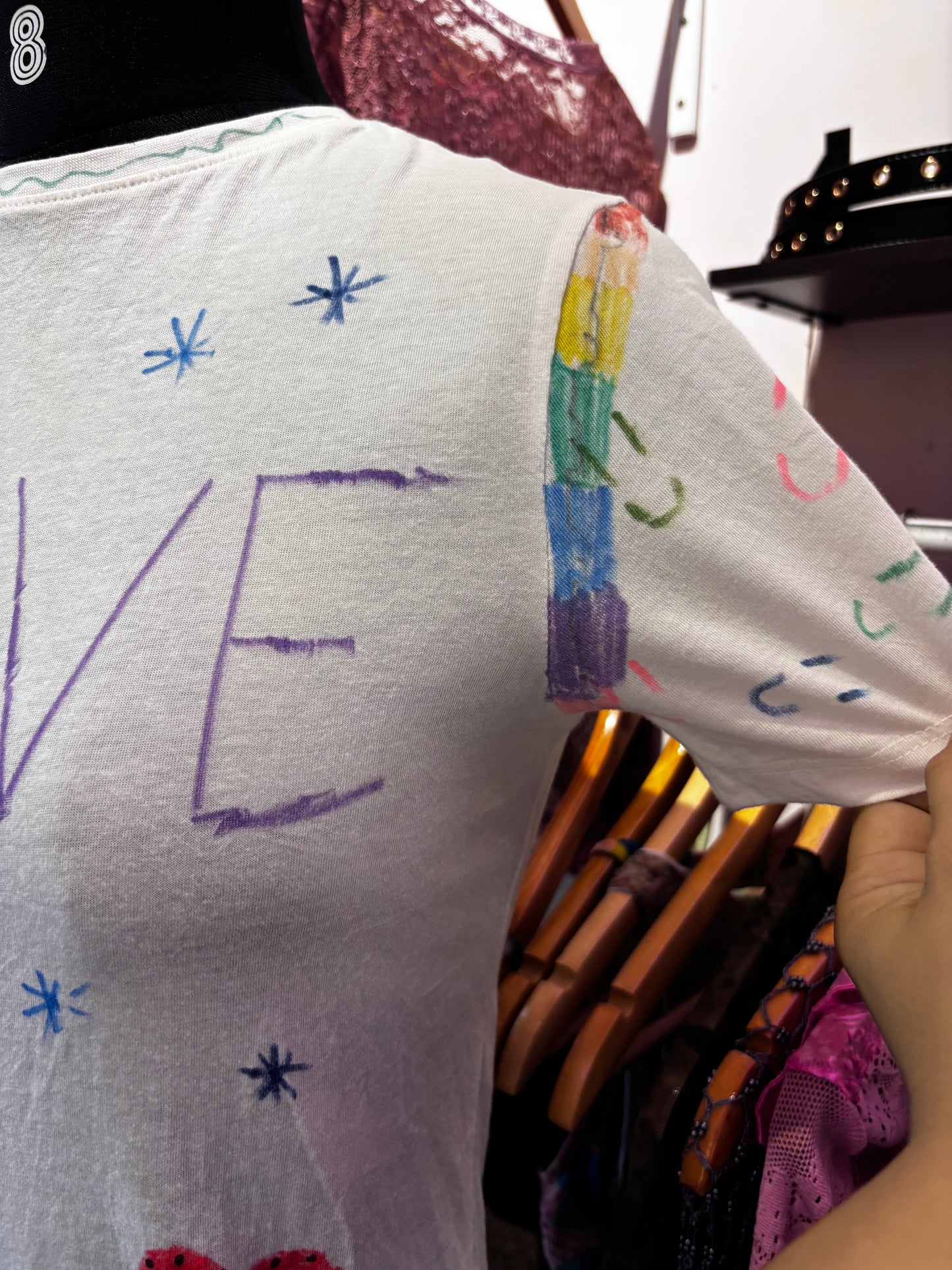 I love you doodle tee
