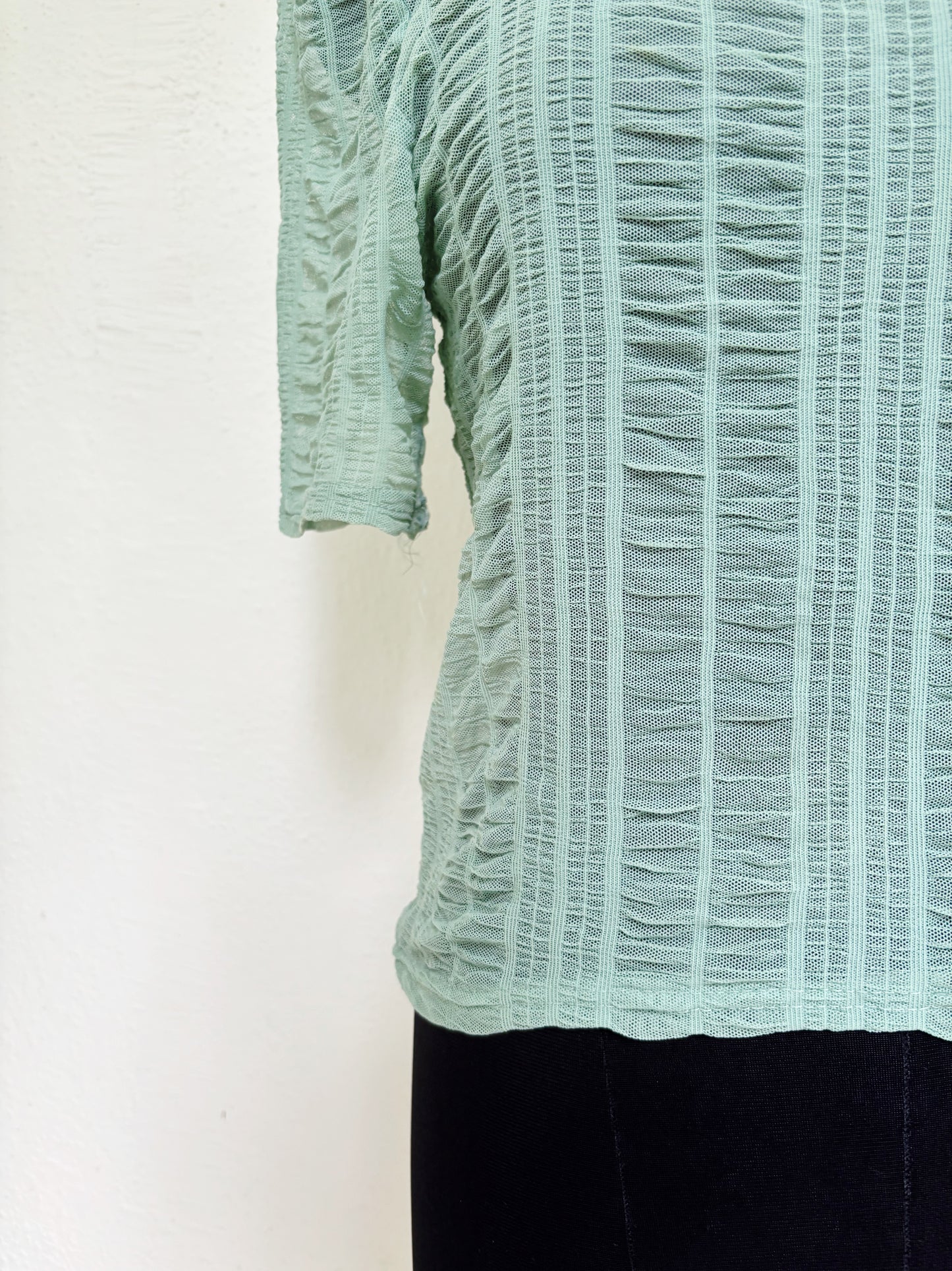 Mint textured top