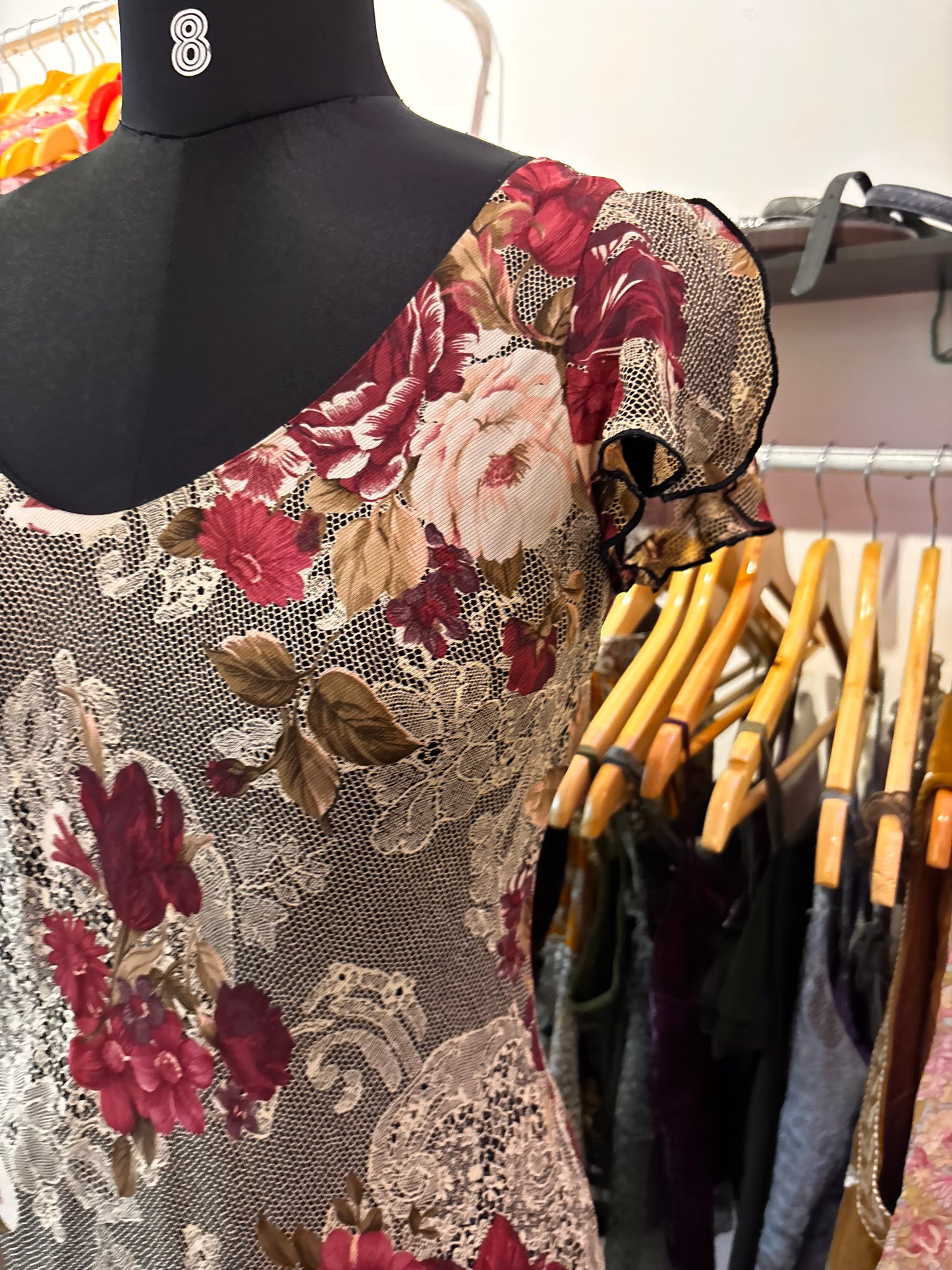 Roses baroque dress