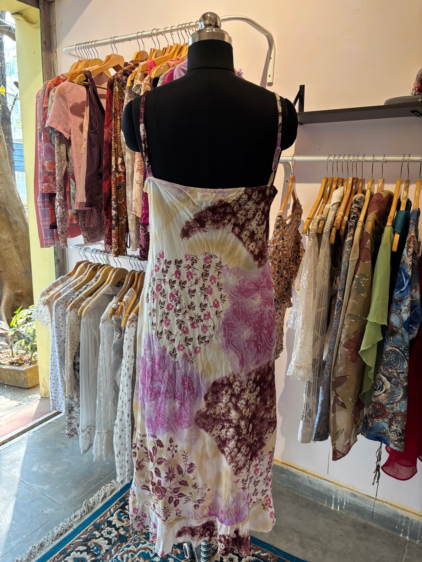 Floral layered dress