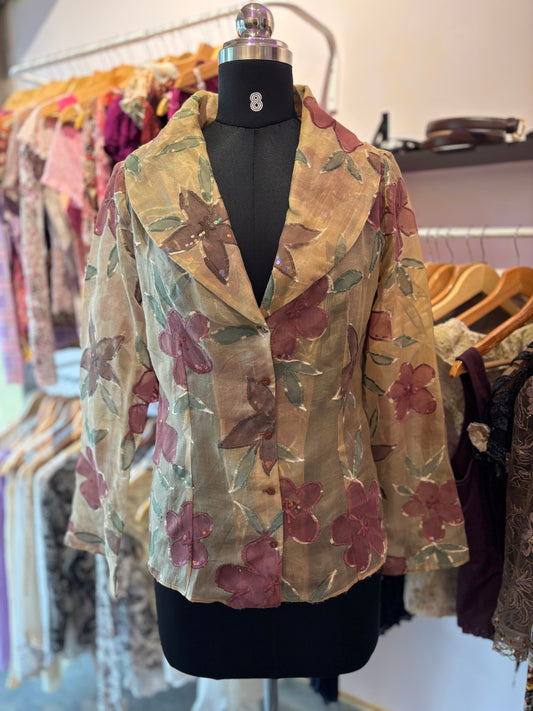 Victorian era collared shacket