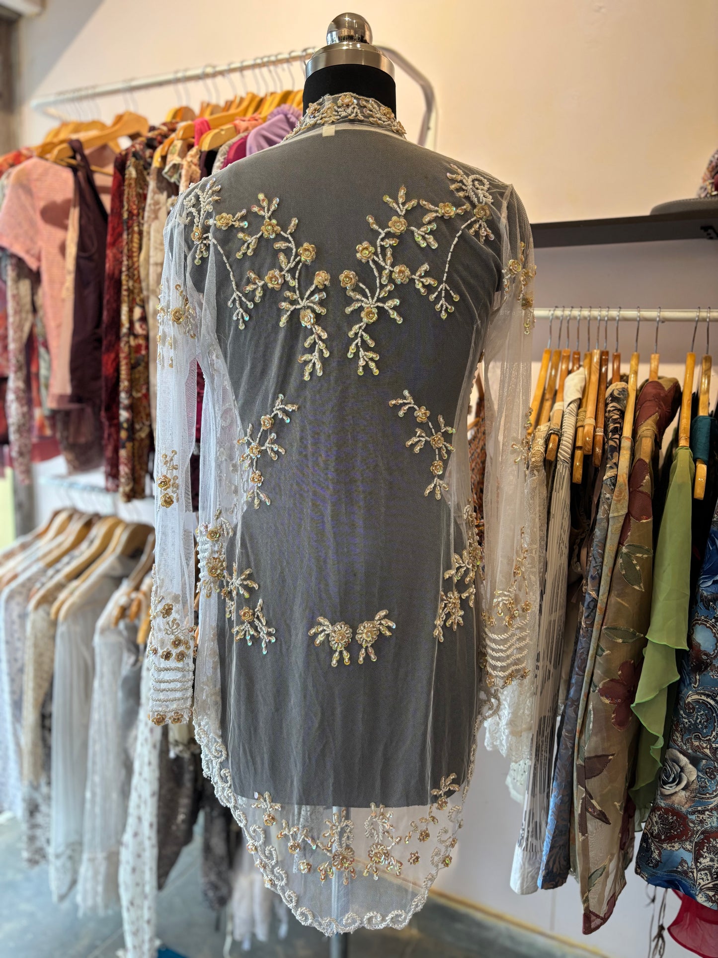 Celestial beaded dress