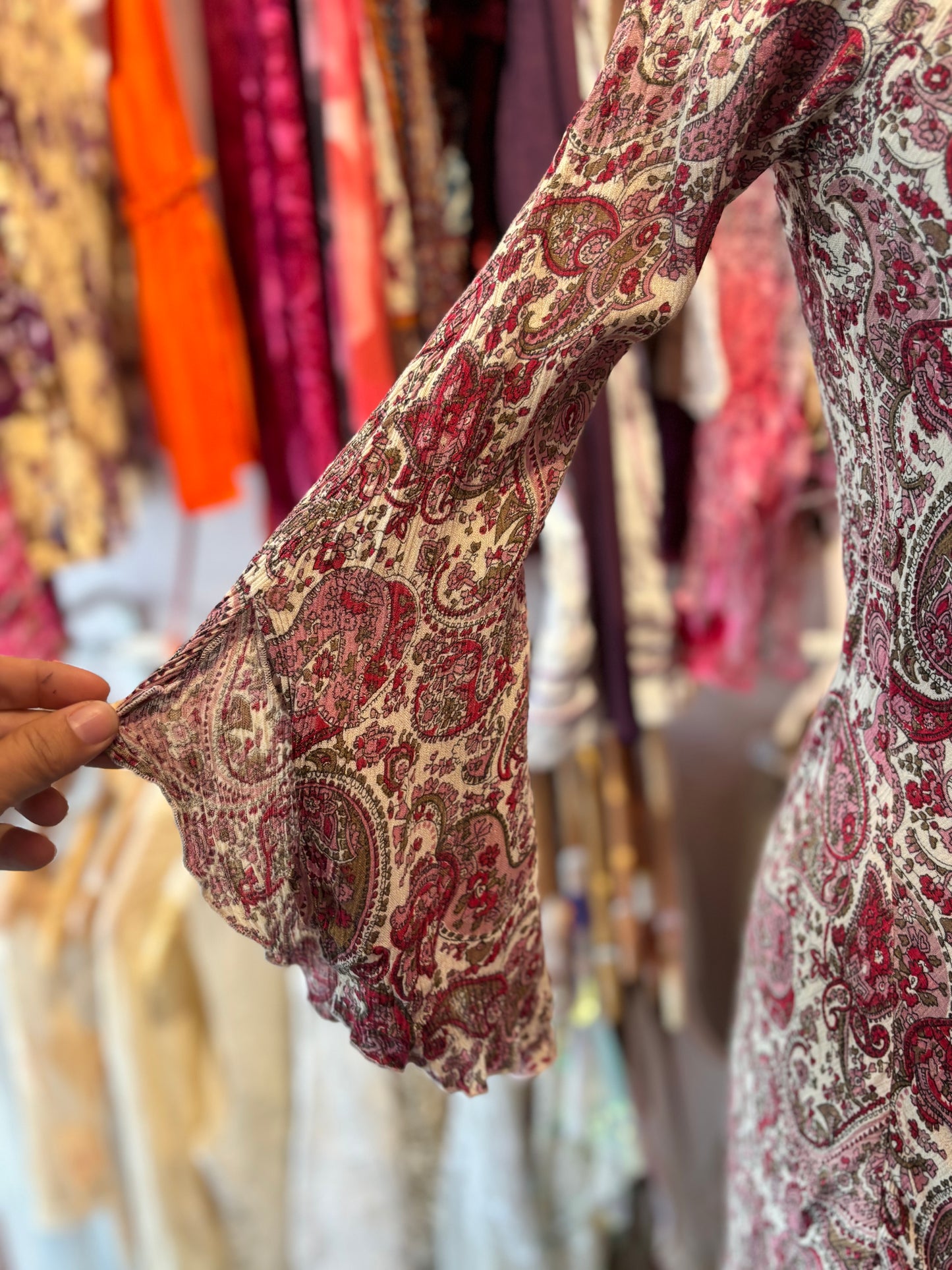 90’s paisley dress