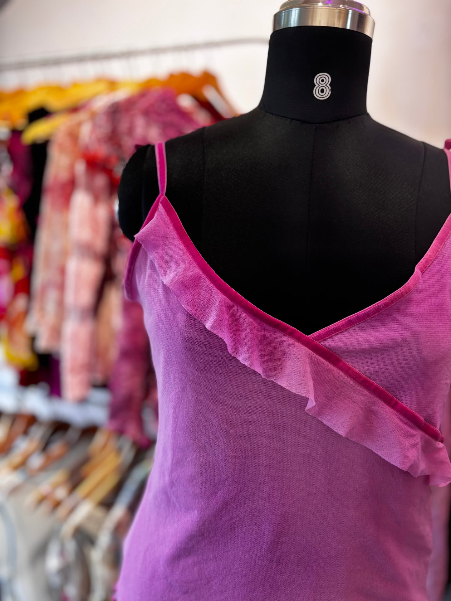 Pink retro cami