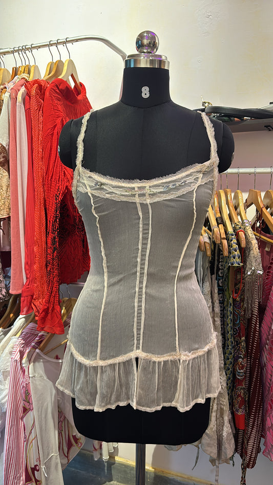 Vintage silk top