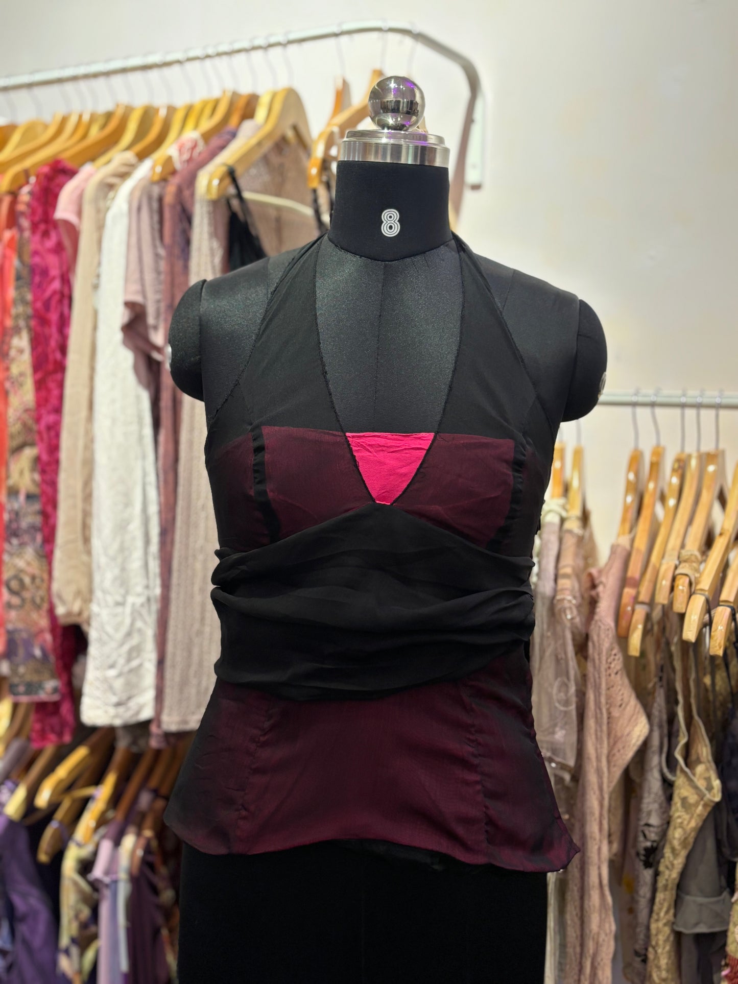 Goddess halter neck corset