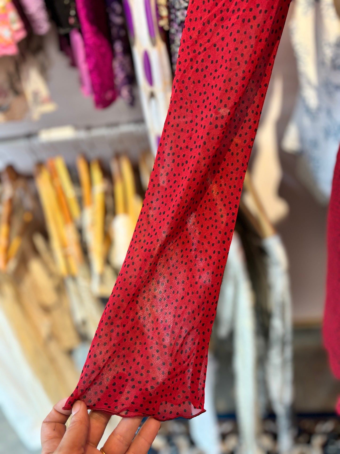 MNG polka dress