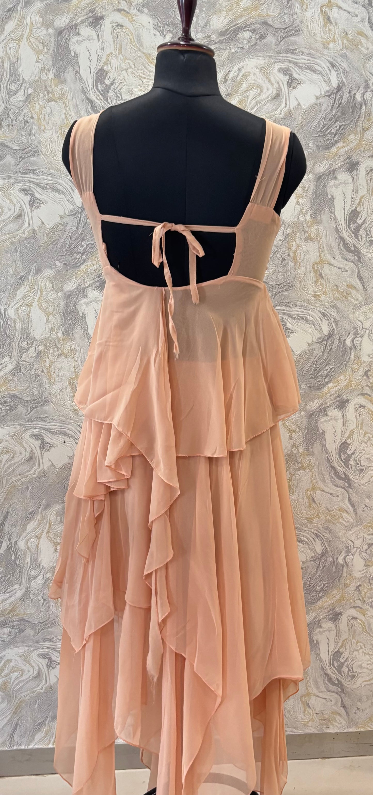 Goddess ruffle dress