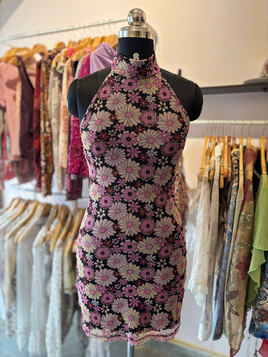 70’s halter neck dress