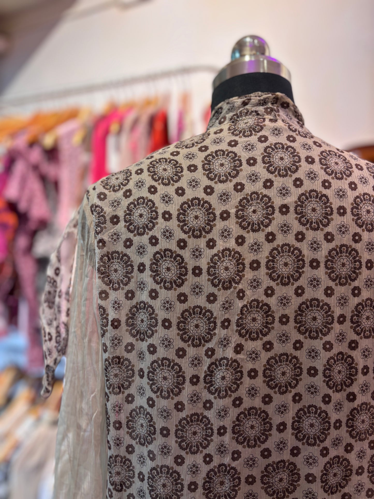 Victorian era 100 percent silk top