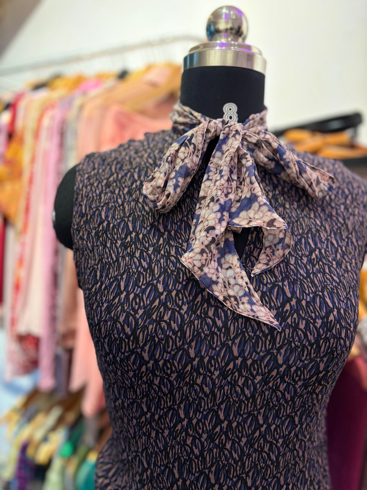 70’s inspired silk top
