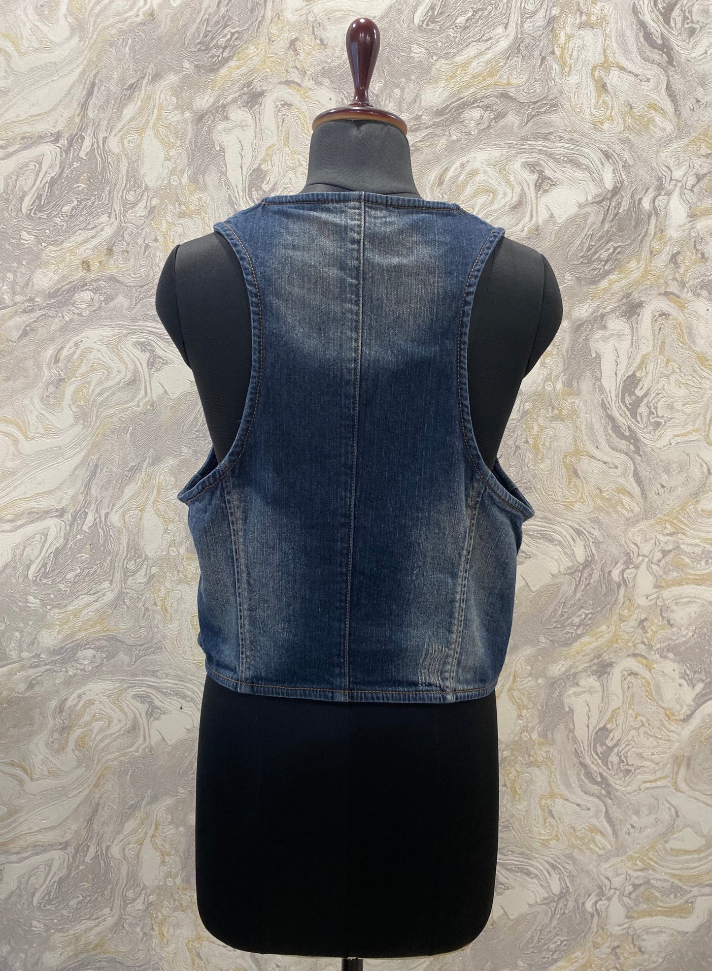 Classic denim vest