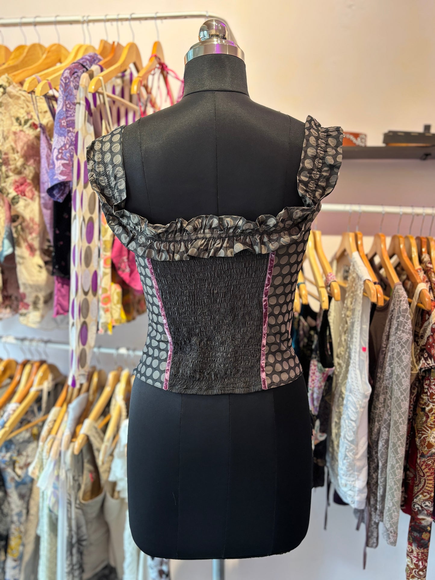 Vintage grey corset