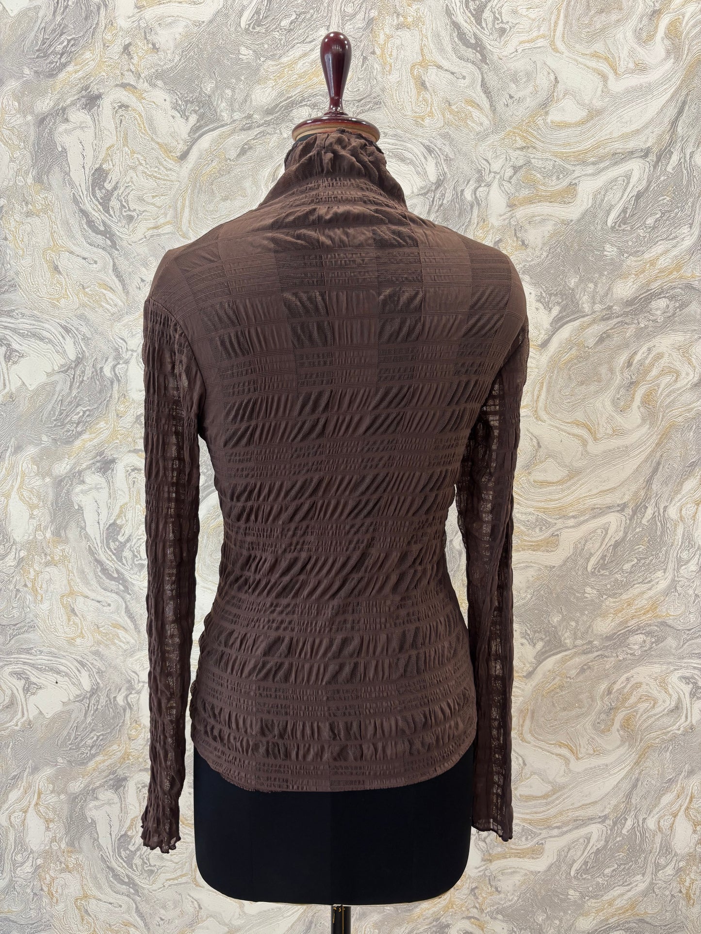 Coffee crinkled top