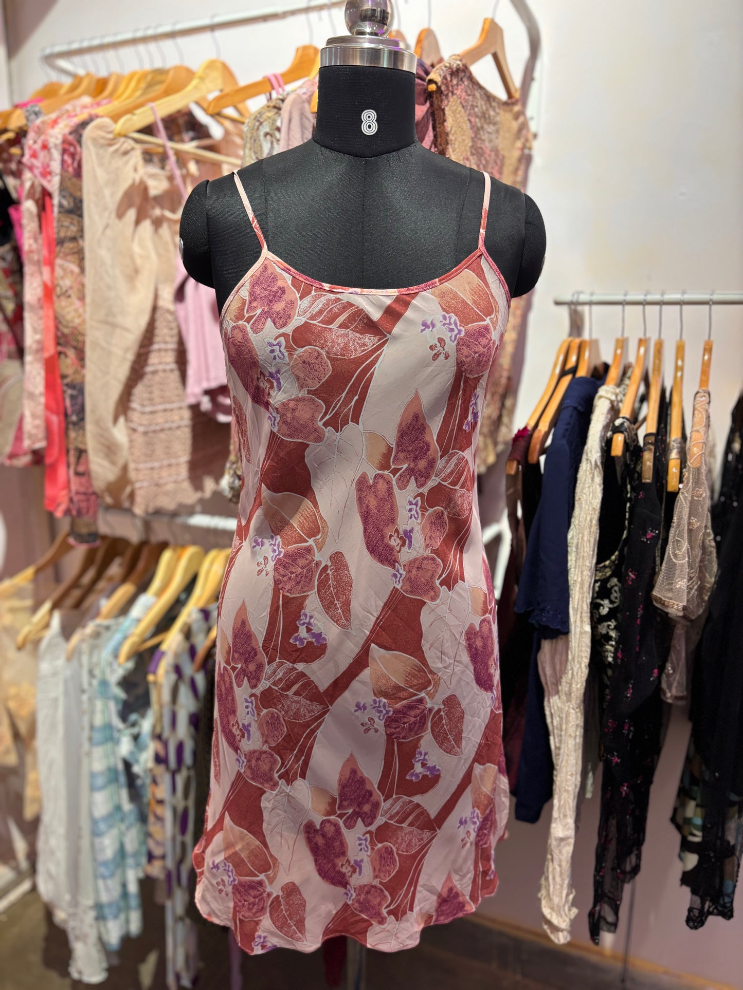 Retro floral love dress