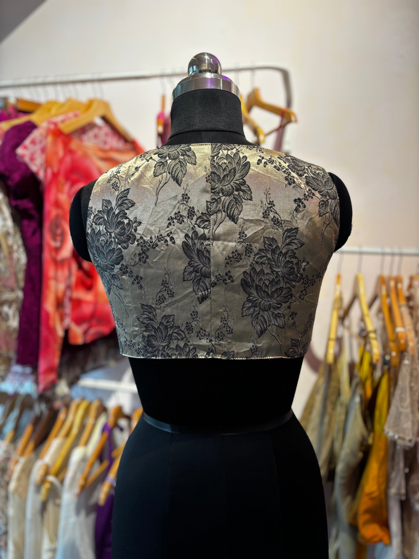 Jacquard vintage top