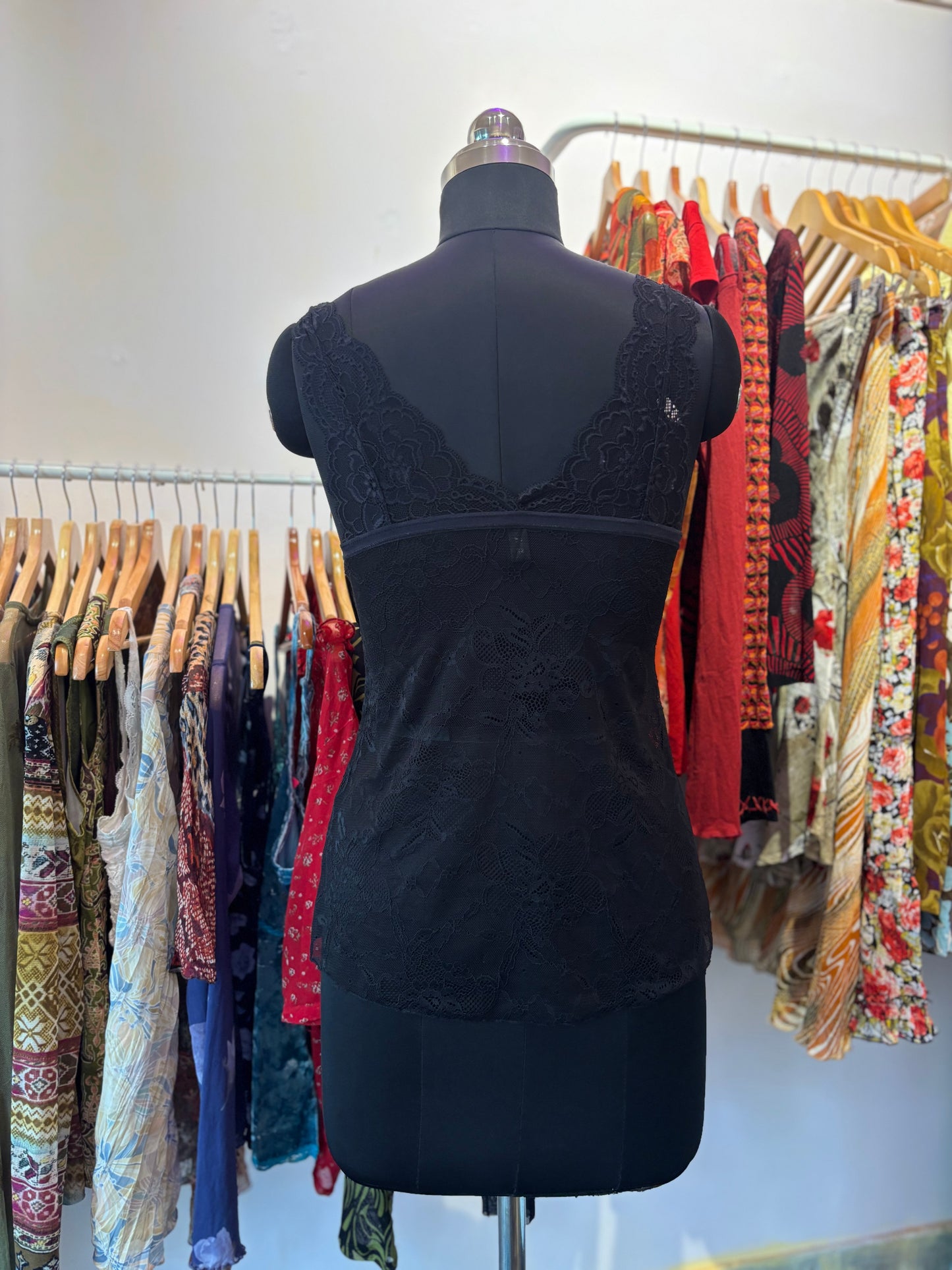 Vintage lacy padded top