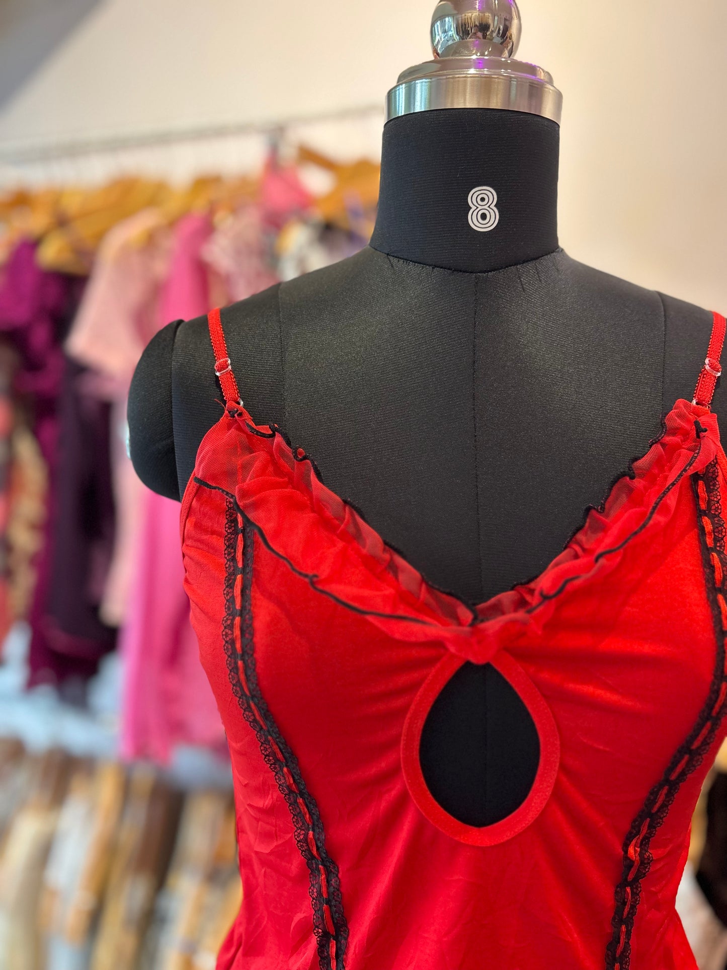 Vintage red cami