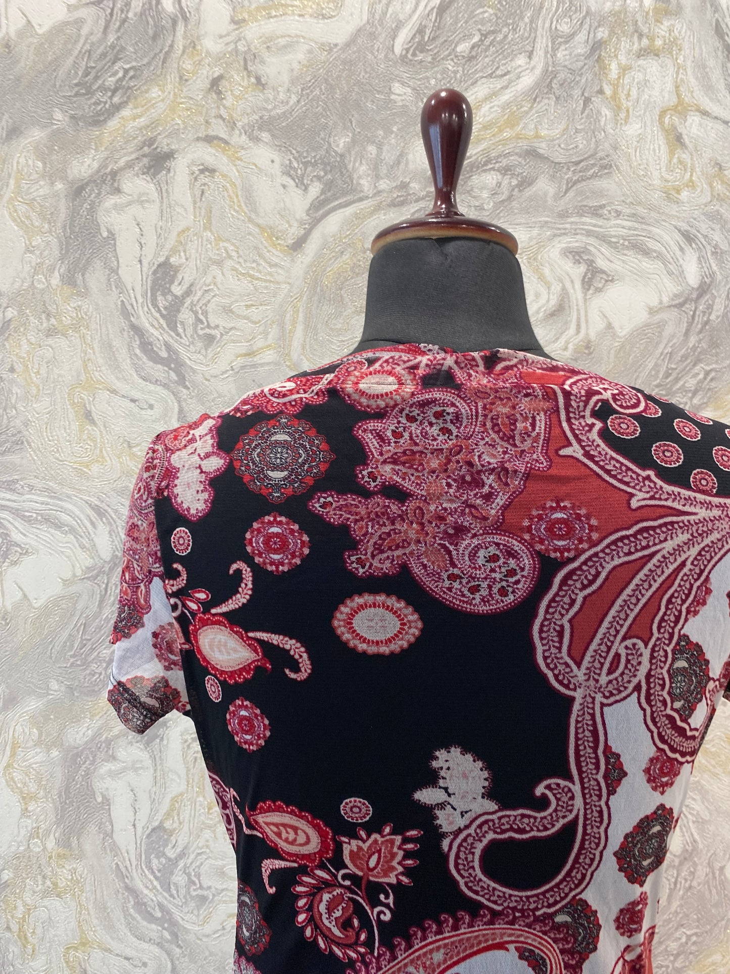 Vintage paisley print top