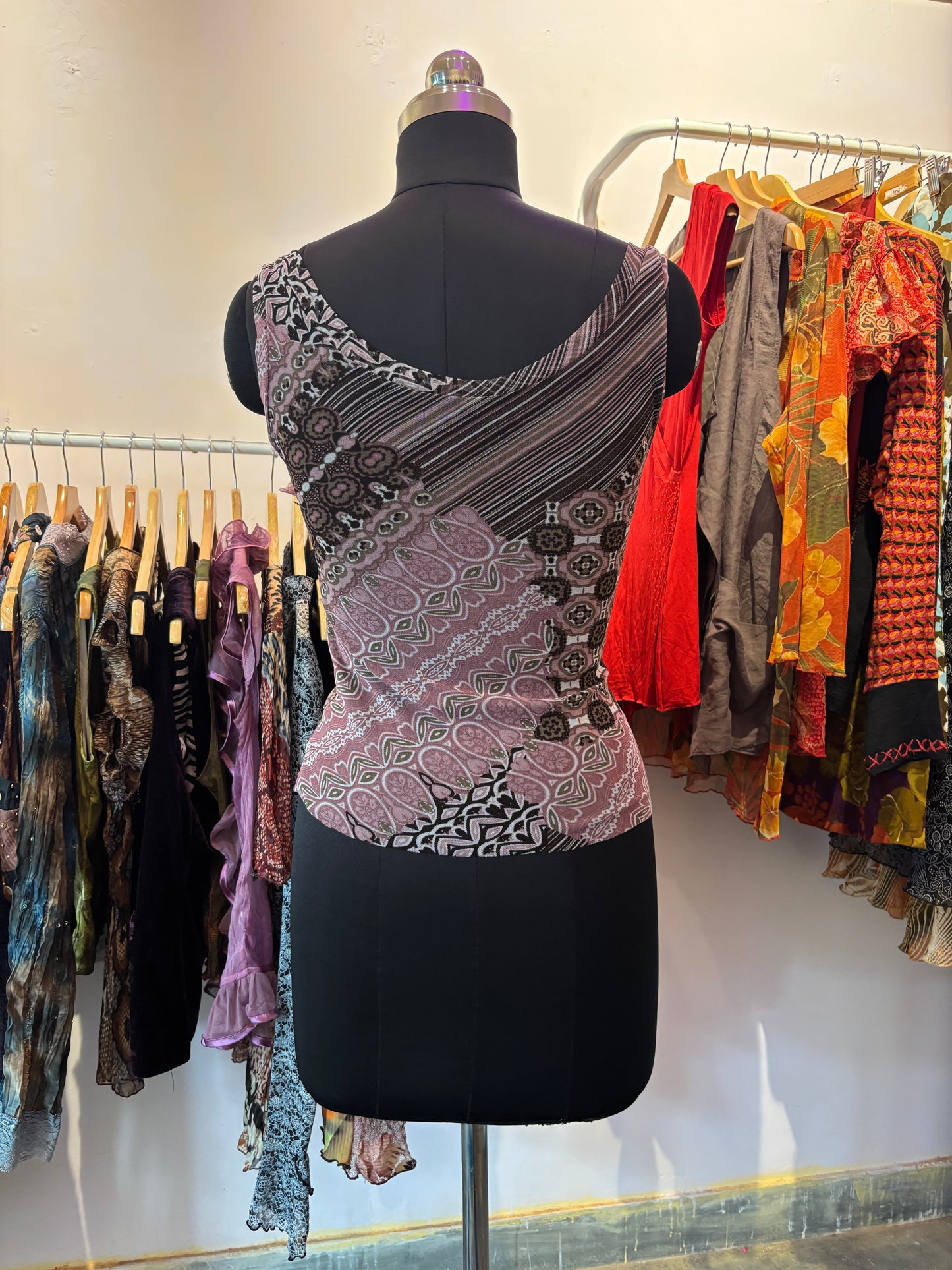 Calico vintage top