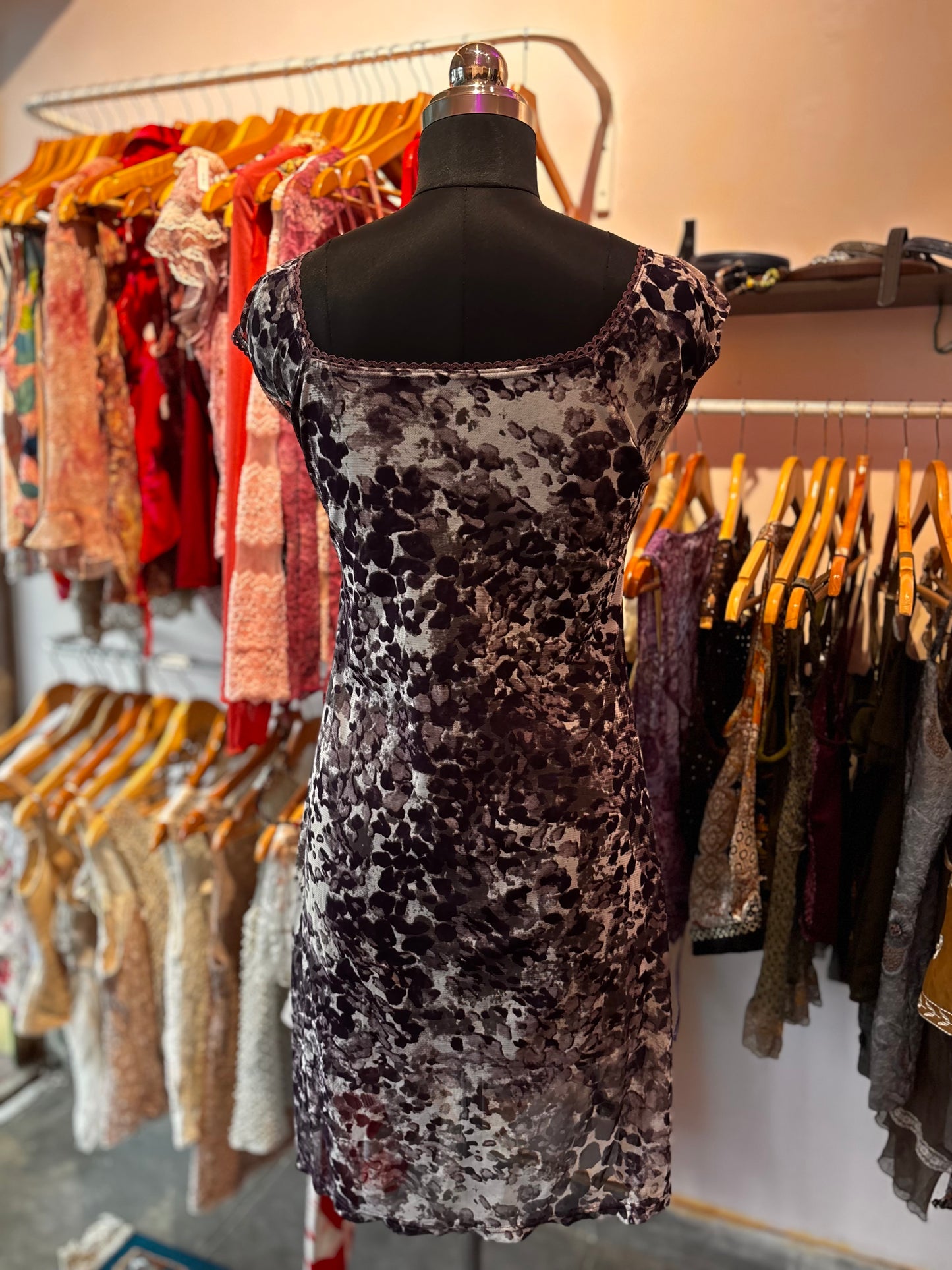 Cat purple dress