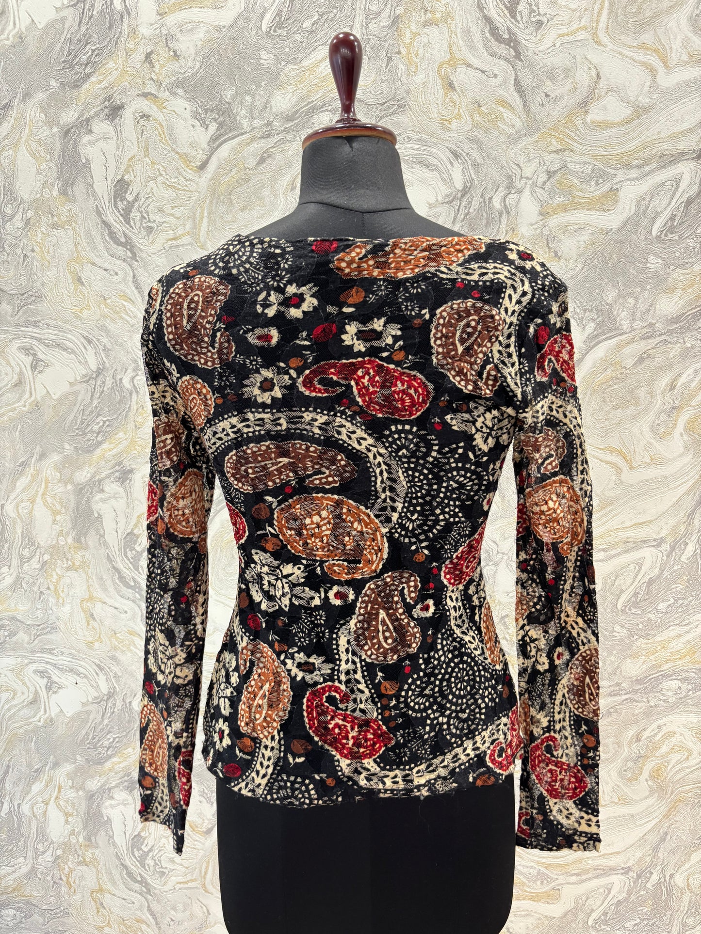 Vintage paisley beaded waist