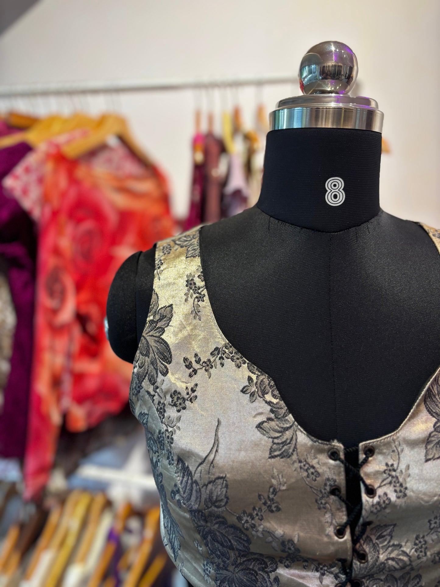 Jacquard vintage top