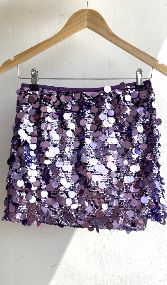 Shell purple skirt