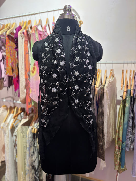 Embroidered scarf