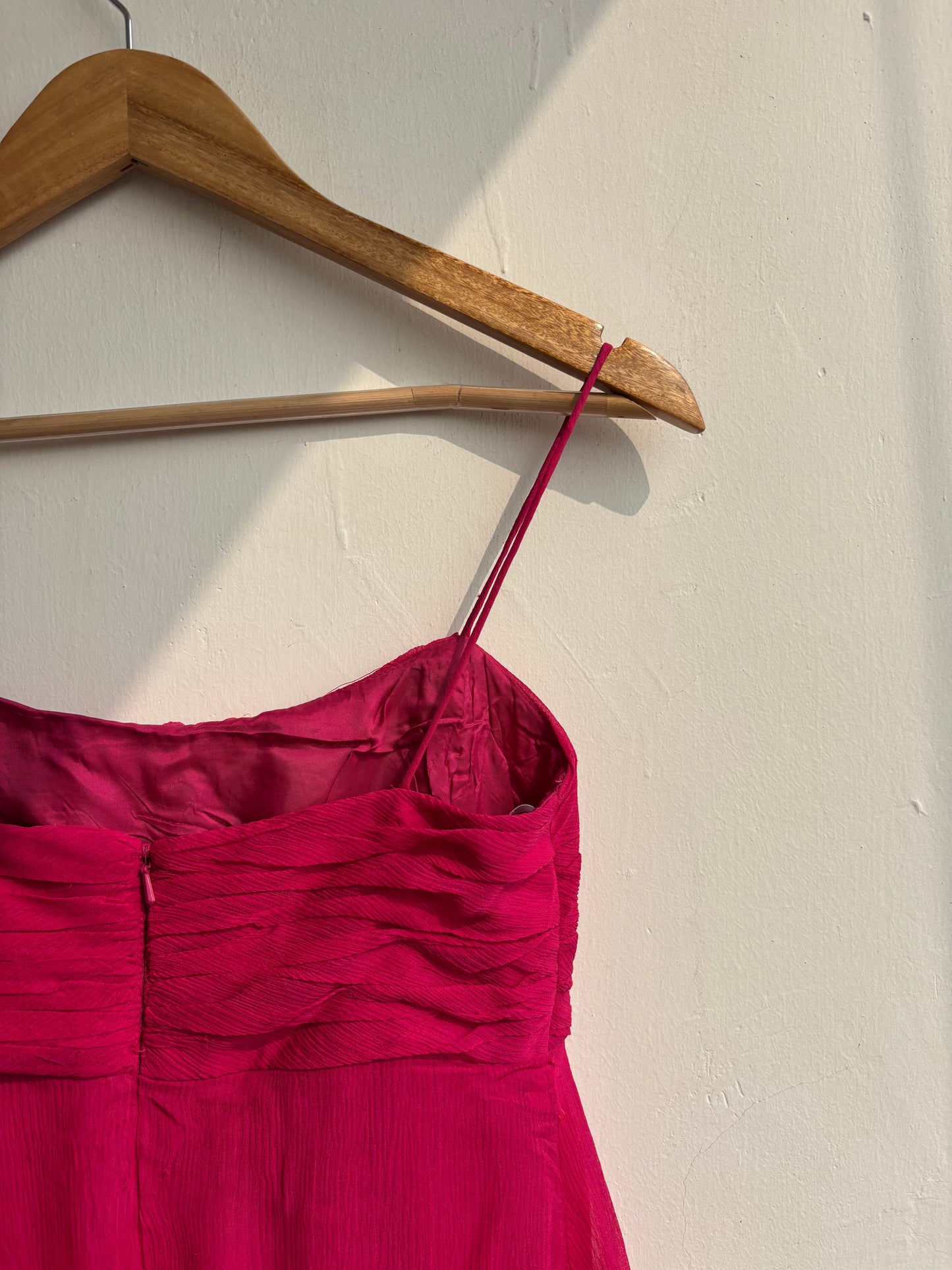 Pink silk dress❤️