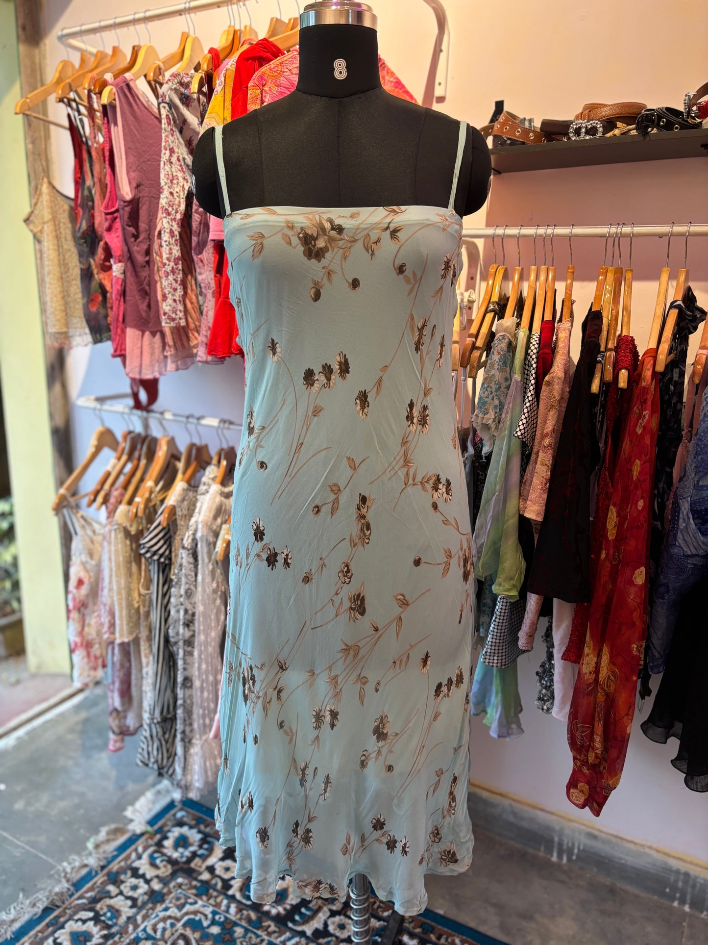 Spring mint dress