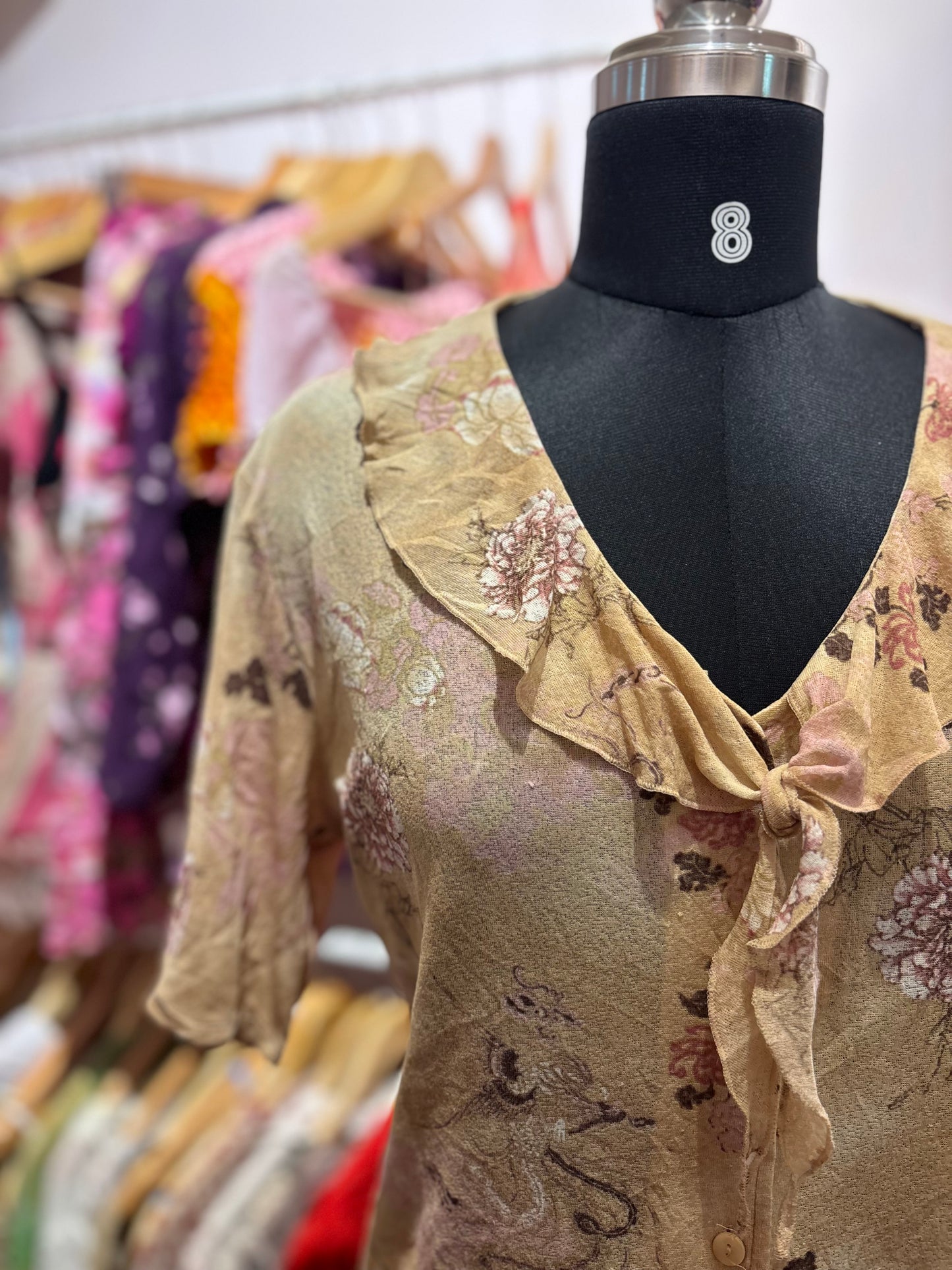 Vintage floral blouse