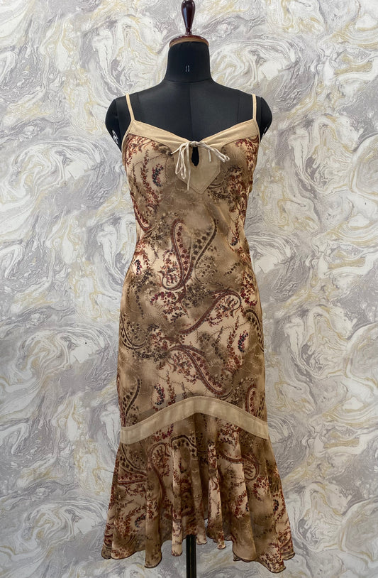 Vintage paisley dress