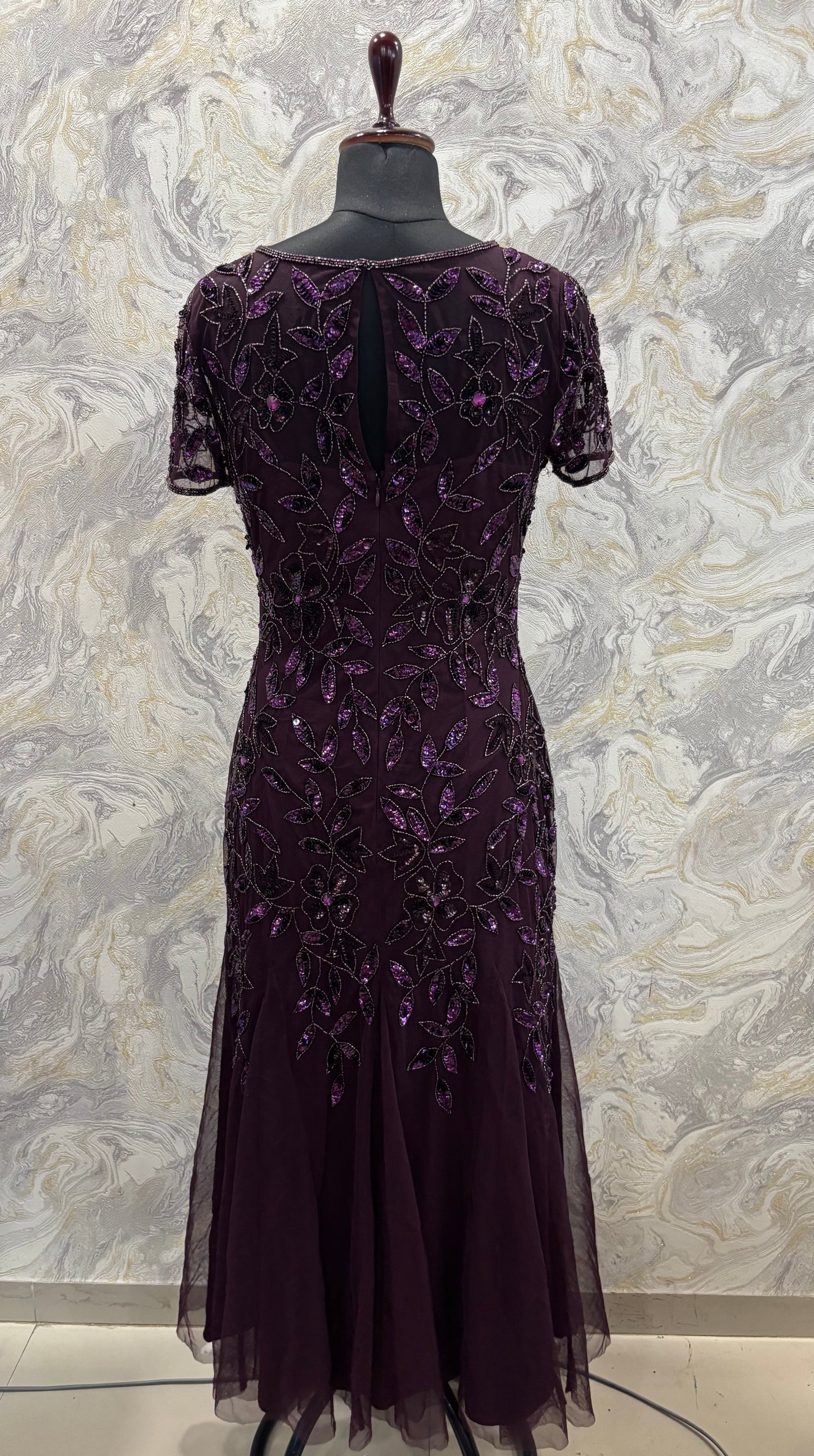 Purple goddess dress