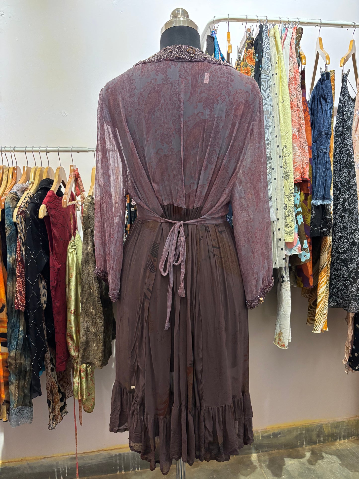 Gorgeous beaded neck dress