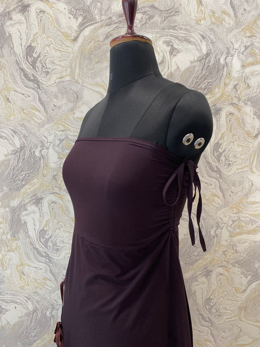 Vintage deep purple dress