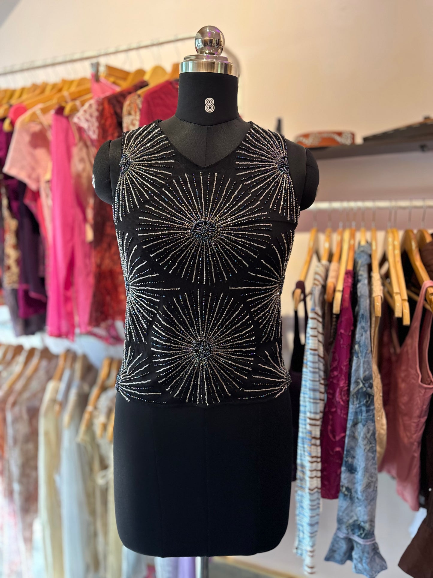 Starry beaded top