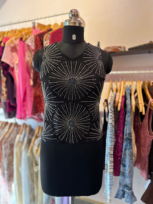 Starry beaded top