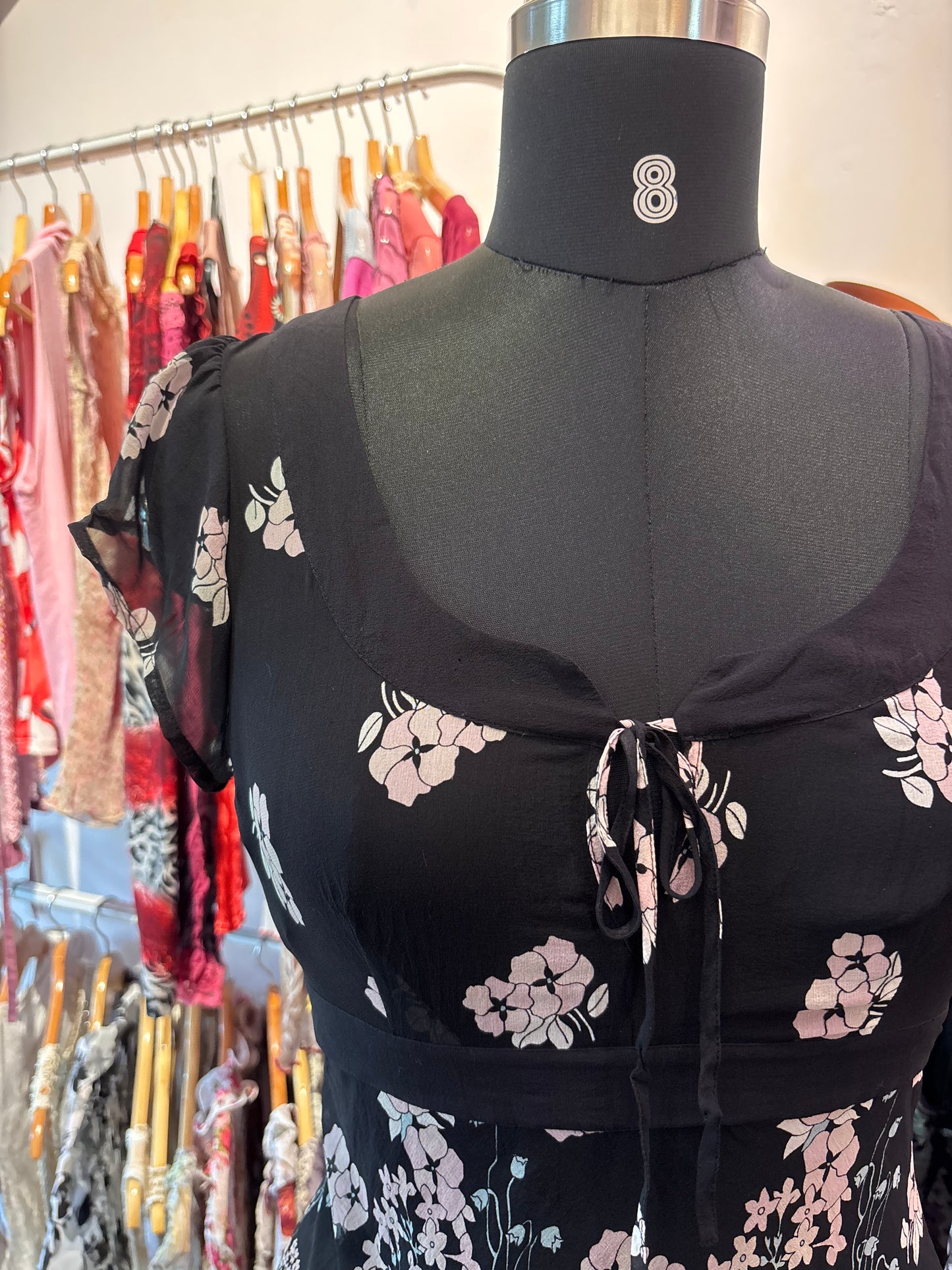 100 percent silk floral top