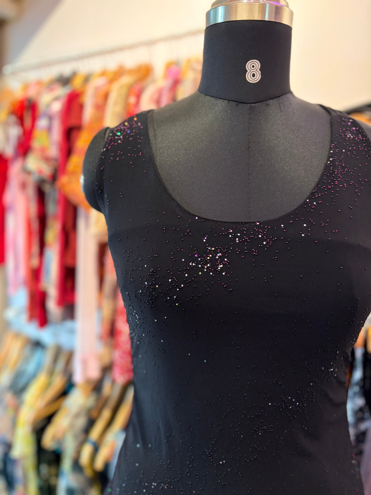 Celestial black dress