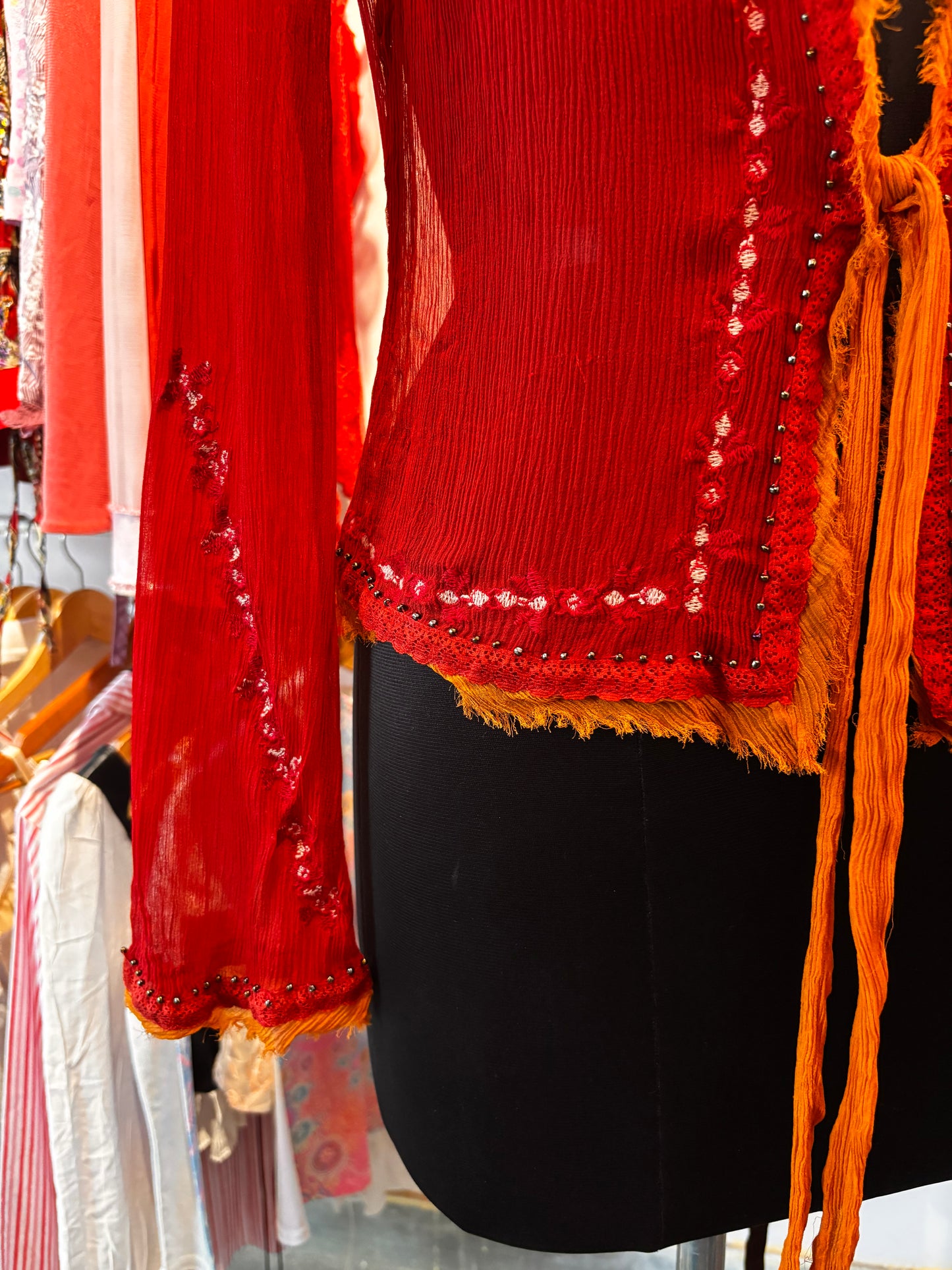 Vintage Esprit top 100 percent silk