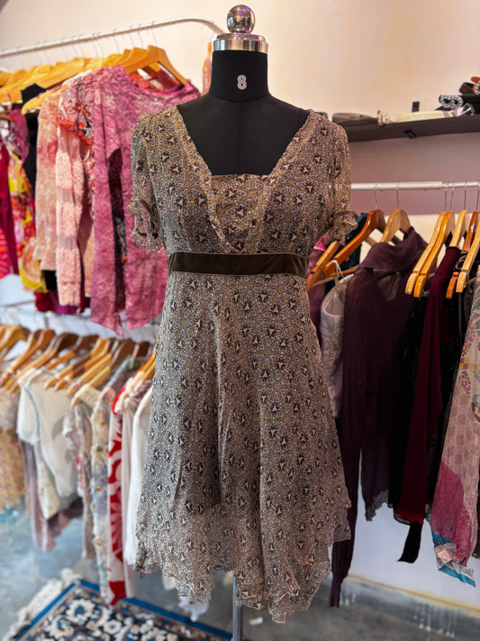 Retro kaleidoscope dress
