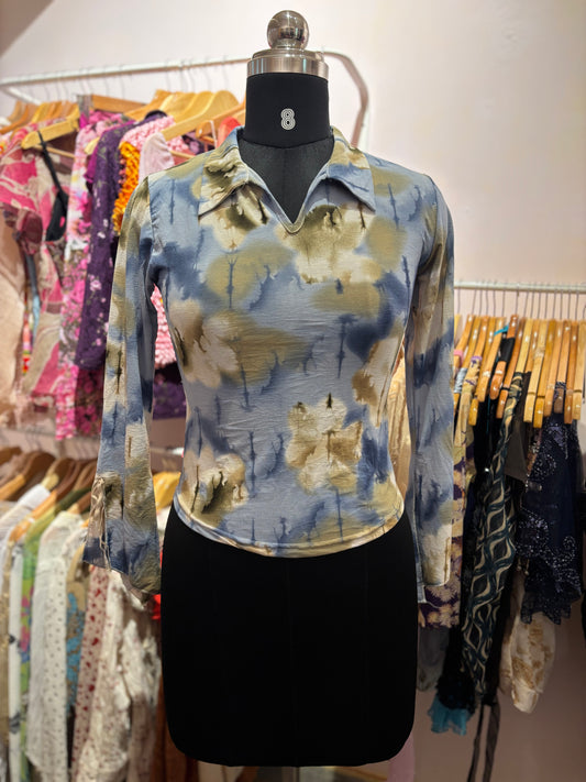 Y2k collar top