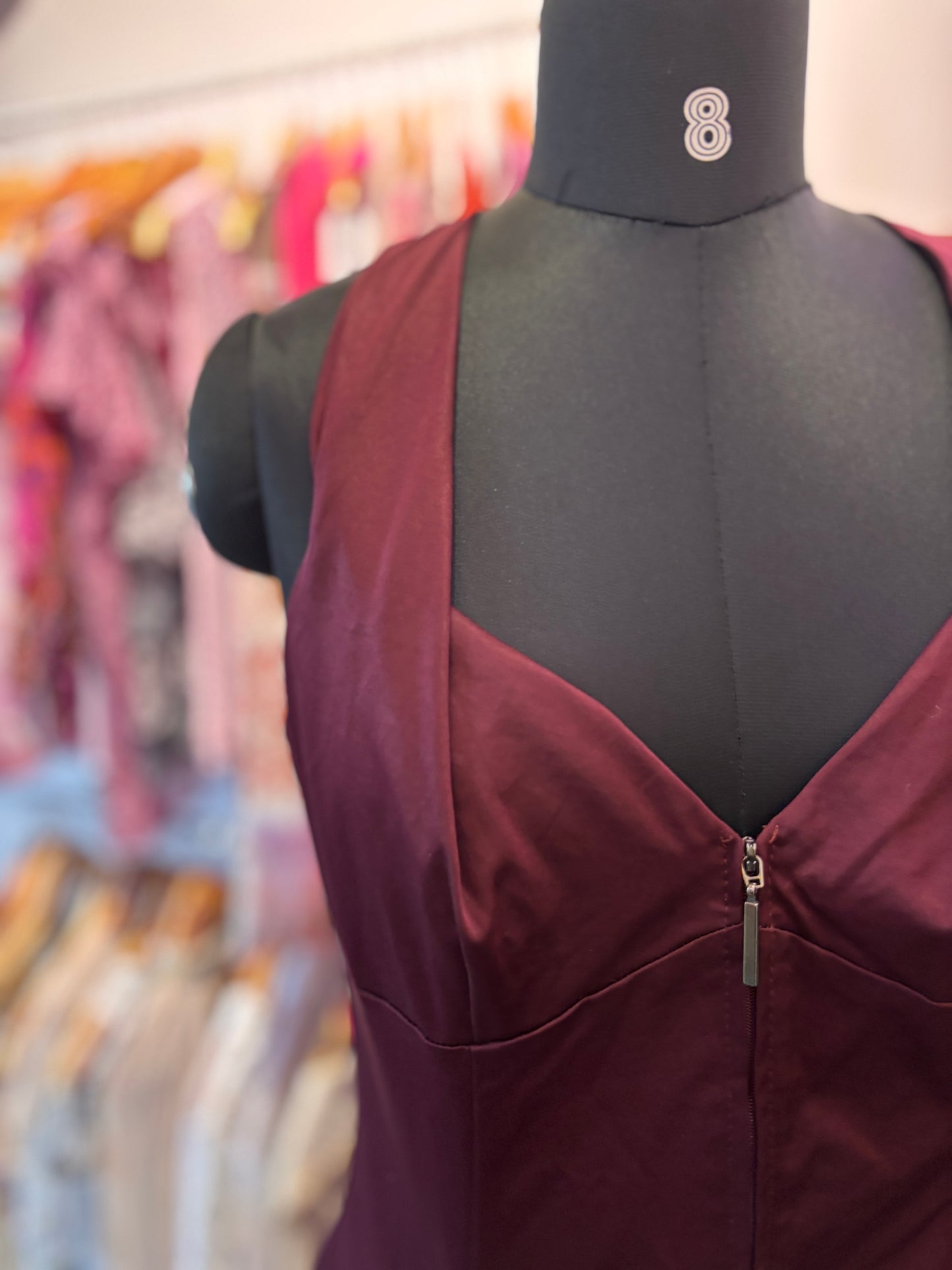 Deep purple corset