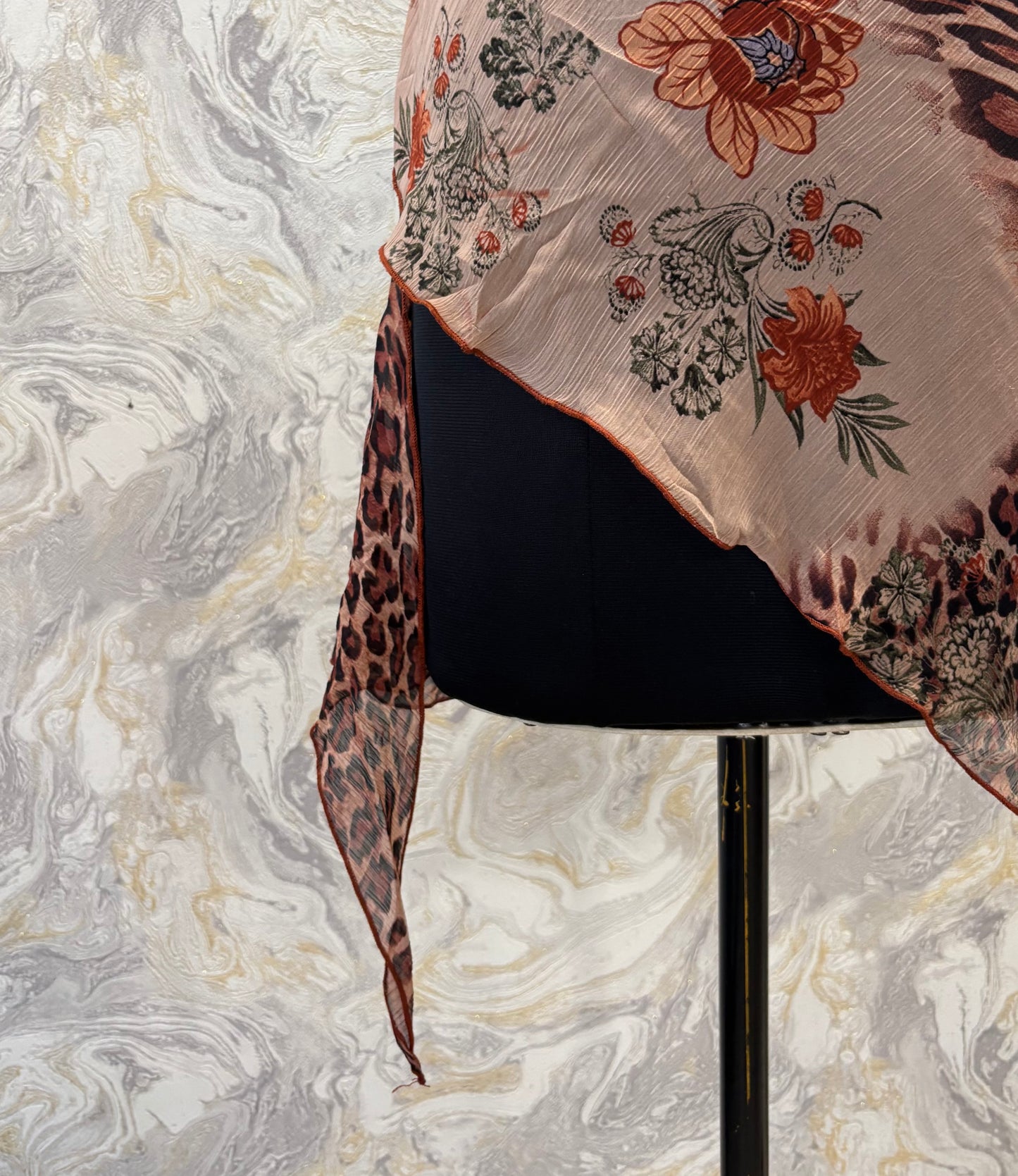 Leopard floral super vintage