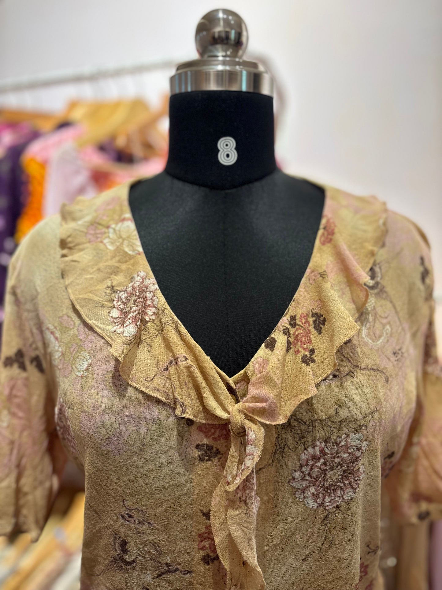 Vintage floral blouse