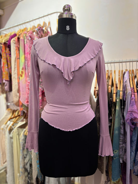 Vinatge lilac top