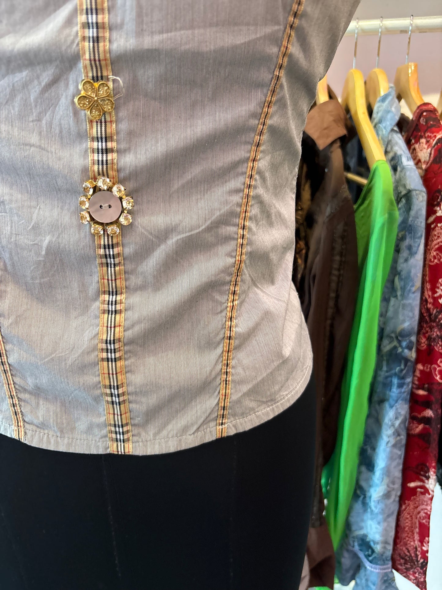 Super vintage studded corset