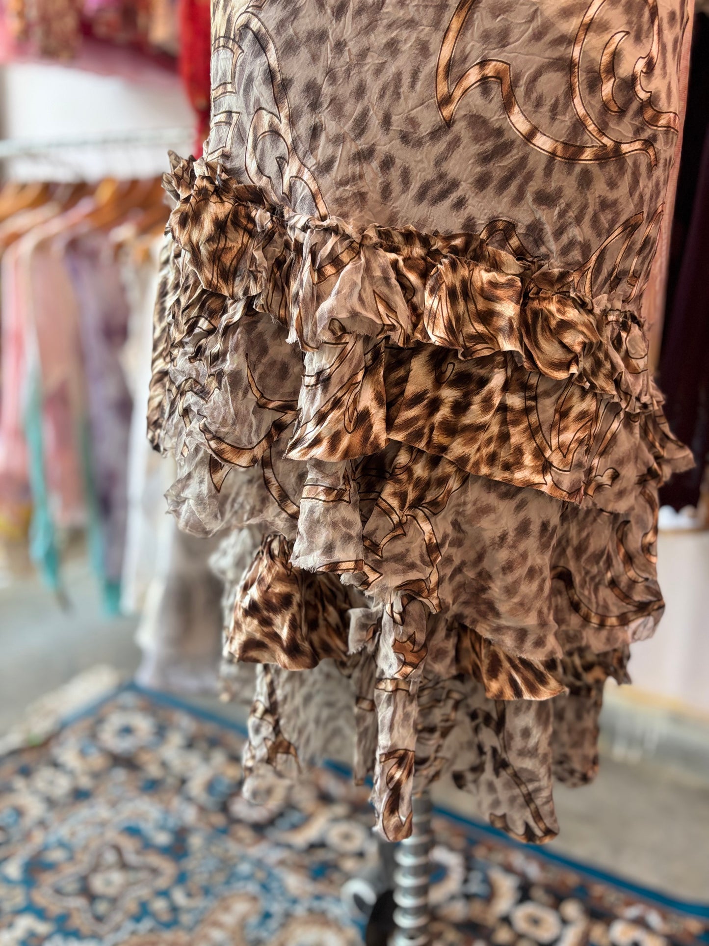 Super vintage cat ruffle dress